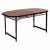 Купить Стол Bo-Camp Woodbine Oval 150x80 cm Black/Wood look (1404230), фото , характеристики, отзывы