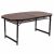 Купить Стол Bo-Camp Woodbine Oval 150x80 cm Black/Wood look (1404230), фото , изображение 2, характеристики, отзывы