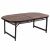 Купить Стол Bo-Camp Woodbine Oval 150x80 cm Black/Wood look (1404230), фото , изображение 3, характеристики, отзывы