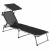Купить Ліжко розкладне Bo-Camp Sun Lounger With Sunscreen 5 Positions Black (1304460), фото , характеристики, отзывы