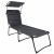 Купить Ліжко розкладне Bo-Camp Sun Lounger With Sunscreen 5 Positions Grey (1304492), фото , характеристики, отзывы