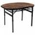 Купить Стіл Bo-Camp Woodbine Oval 100x70 cm Black/Wood look (1404185), фото , характеристики, отзывы