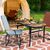 Купить Стіл Bo-Camp Woodbine Oval 100x70 cm Black/Wood look (1404185), фото , изображение 8, характеристики, отзывы