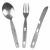 Придбати Набір столових приборів Bo-Camp Case 3 Pieces 1 Person Silver (6102100), image , зображення 2, характеристики, відгуки