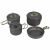 Купить Набір посуду Bo-Camp Explorer 4 Pieces 19 Hard Anodized Grey/Green (2200241), фото , характеристики, отзывы