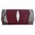 Купить Кошелек из кожи ската с питоном  Ekzotic Leather Бордовый ( stw 114), фото , характеристики, отзывы