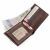 Придбати Портмоне Ekzotic Leather из натуральной кожи крокодила Коричневое (cw 110), image , зображення 3, характеристики, відгуки
