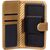 Купить Чехол-книжка TOTO Book Carbon Fiber Universal Cover 4,7-5,3" Gold, фото , изображение 2, характеристики, отзывы