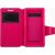 Придбати Чехол-книжка TOTO Book Silicone Slide Universal Cover With Window 4.5'-4.8' Red, image , зображення 3, характеристики, відгуки