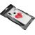 Купить Чехол-накладка TOTO Glass Fashionable Case Xiaomi Redmi 7 Red Heart on White, фото , характеристики, отзывы
