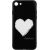 Купить Чехол-накладка TOTO Glass Fashionable Case Apple iPhone 7/8/SE 2020 White Heart on Black, фото , изображение 2, характеристики, отзывы