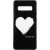 Купить Чехол-накладка TOTO Glass Fashionable Case Samsung Galaxy S10+ White Heart on Black, фото , изображение 2, характеристики, отзывы