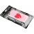 Купить Чехол-накладка TOTO Glass Fashionable Case Apple iPhone 6/6S Red Heart on Pink, фото , характеристики, отзывы