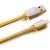 Купить Кабель Remax Golden Lightning 1m Gold, фото , изображение 2, характеристики, отзывы