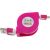 Купить Кабель TOTO TKX-66 Flat USB cable microUSB 1m Lilac, фото , характеристики, отзывы