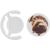 Купить Держатель для телефона TOTO Popsocket plastic BNS-C 887 Dog (White), фото , изображение 2, характеристики, отзывы