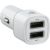 Купить Автомобильное зарядное устройство 2E Dual USB Car Charger 2.4A&2.4A White, фото , изображение 2, характеристики, отзывы