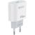 Придбати Сетевое зарядное устройство Celebrat C-H4 Portable Type-C 20W Charger + Lightning Cable White, image , характеристики, відгуки