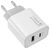 Купить Сетевое зарядное устройство ColorWay Power Delivery Port PPS USB (Type-C PD + USB QC3.0) (30W) White, фото , изображение 2, характеристики, отзывы