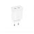 Придбати Сетевое зарядное устройство XO L105 35W 35W Dual Port Fast Charger Type-c Port Fast Charger White, image , зображення 2, характеристики, відгуки