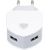 Купить Сетевое зарядное устройство INKAX CD-18 Travel charger + Lightning cable 2USB 2.1A White, фото , изображение 3, характеристики, отзывы