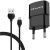 Купить Сетевое зарядное устройство AWEI C-832 Travel charger + Lightning cable 1USB 2.1A Black, фото , изображение 2, характеристики, отзывы