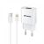Купить Сетевое зарядное устройство AWEI C-832 Travel charger + Lightning cable 1USB 2.1A White, фото , изображение 2, характеристики, отзывы