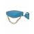 Купить Кожаная сумка Italian Bags Клатч Italian Bags 11890_sky Кожаный Синий, фото , изображение 2, характеристики, отзывы