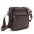 Придбати Кожаный компактный мужской мессенджер коричневый Tiding Bag M56-0080C, image , зображення 8, характеристики, відгуки