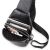 Купить Кожаный черный слинг на два отдела Tiding Bag FL-A25F-8803A, фото , изображение 10, характеристики, отзывы
