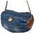 Купить Циліндрична жіноча джинсова сумка Fashion jeans bag синя, фото , изображение 3, характеристики, отзывы