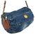 Купить Циліндрична жіноча джинсова сумка Fashion jeans bag синя, фото , изображение 4, характеристики, отзывы