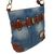 Купить Молодіжна джинсова сумка на ремені Fashion jeans bag блакитна, фото , изображение 6, характеристики, отзывы