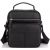 Купить Сумка мужская кожаная Tiding Bag через плечо черная, фото , изображение 2, характеристики, отзывы