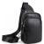 Купить Мужская сумка-слинг Tiding Bag черная, фото , характеристики, отзывы