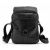 Купить Мужская кожаная сумка мессенджер Tiding Bag черная, фото , изображение 4, характеристики, отзывы