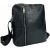 Купить Мужская сумка кожаная Tiding Bag через плечо черная, фото , изображение 3, характеристики, отзывы