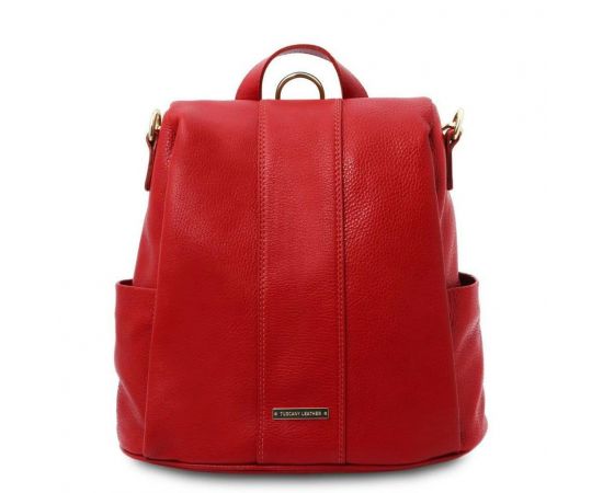 Купить Женский рюкзак кожаный мягкий Tuscany TL142138 (Lipstick Red), фото , характеристики, отзывы