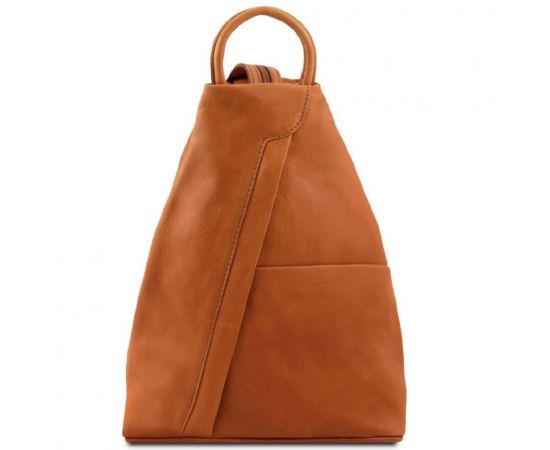 Придбати Кожаный рюкзак Tuscany Leather Shanghai TL140963 (Коньяк), image , характеристики, відгуки