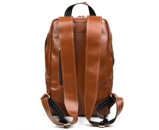 Купить Женский кожаный рюкзак TARWA GB-2008-3md гладкая кожа коньячная, фото , изображение 3, характеристики, отзывы