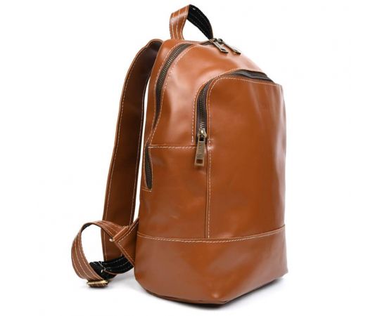 Купить Женский кожаный рюкзак TARWA GB-2008-3md гладкая кожа коньячная, фото , изображение 4, характеристики, отзывы