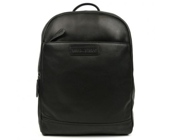 Купить Городской кожаный рюкзак HILL BURRY HB15295A черный, фото , характеристики, отзывы