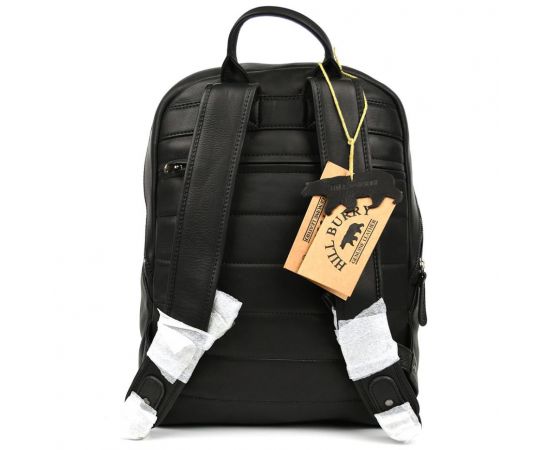 Купить Городской кожаный рюкзак HILL BURRY HB15295A черный, фото , изображение 4, характеристики, отзывы