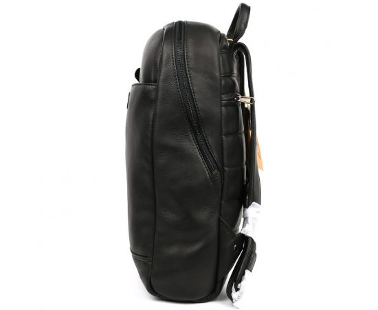 Купить Городской кожаный рюкзак HILL BURRY HB15295A черный, фото , изображение 5, характеристики, отзывы