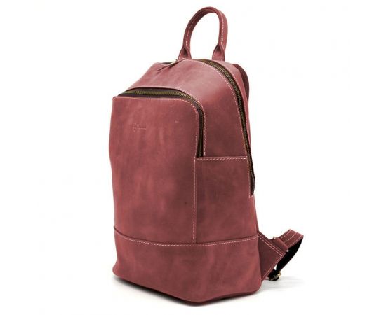 Купить Женский кожаный рюкзак TARWA RW-2008-3md марсала, фото , изображение 6, характеристики, отзывы