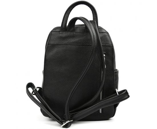 Купить Кожаный женский рюкзак Virginia Conti Italy - VC3964fblack, фото , изображение 2, характеристики, отзывы