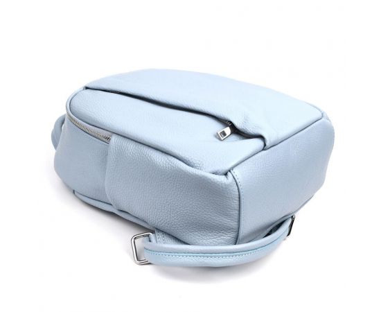 Купить Кожаный женский рюкзак голубой Virginia Conti Italy - VC3964fblue, фото , изображение 4, характеристики, отзывы