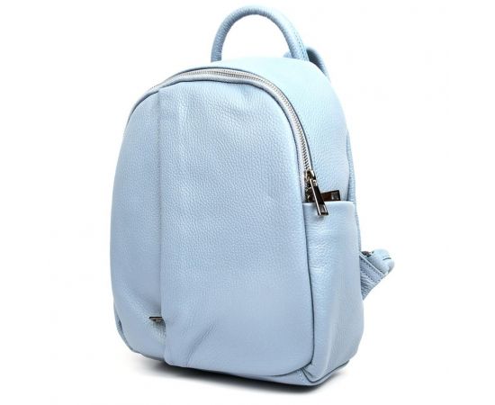 Купить Кожаный женский рюкзак голубой Virginia Conti Italy - VC3964fblue, фото , изображение 5, характеристики, отзывы