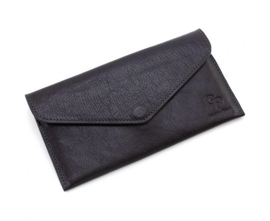 Придбати Кожаный кошелек Grande Pelle 510410 черный, image , характеристики, відгуки