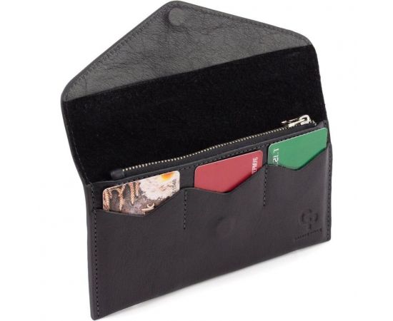 Придбати Кожаный кошелек Grande Pelle 510410 черный, image , зображення 6, характеристики, відгуки